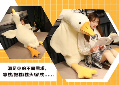 Yellow Hug Stuffed Animal Duck Kawaii sleeping toy