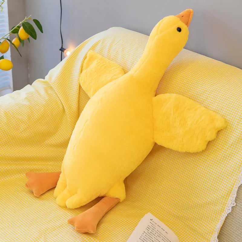 Yellow Hug Stuffed Animal Duck Kawaii sleeping toy