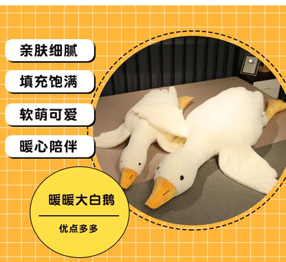 Yellow Hug Stuffed Animal Duck Kawaii sleeping toy
