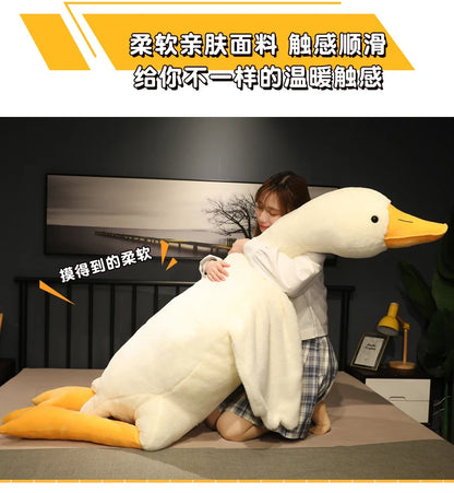 Yellow Hug Stuffed Animal Duck Kawaii sleeping toy