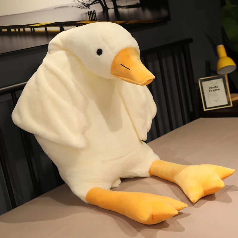 Yellow Hug Stuffed Animal Duck Kawaii sleeping toy
