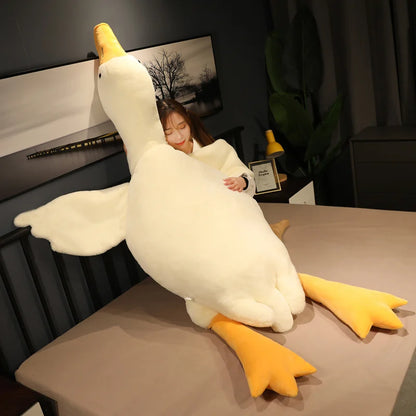 Yellow Hug Stuffed Animal Duck Kawaii sleeping toy