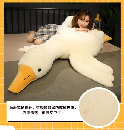 Yellow Hug Stuffed Animal Duck Kawaii sleeping toy