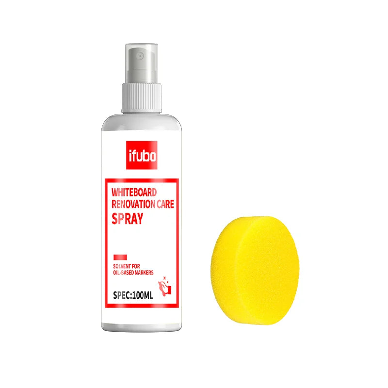 Whiteboard Marker Remover Spray, Multi-Purpose Whiteboard Cleaner For Oil/Water-Based Pens, Restore Shine Renovation Spray