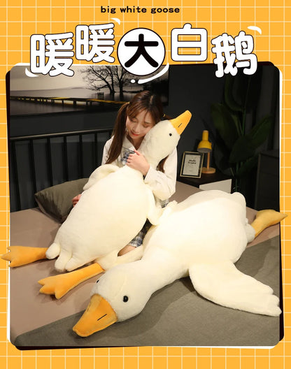 Yellow Hug Stuffed Animal Duck Kawaii sleeping toy